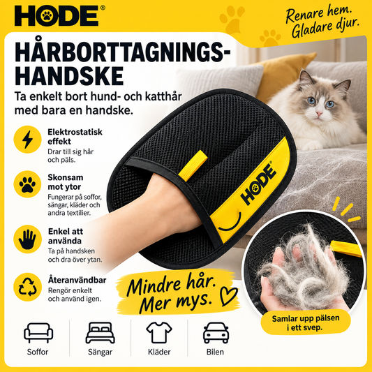 HODE Hårborttagningshandske